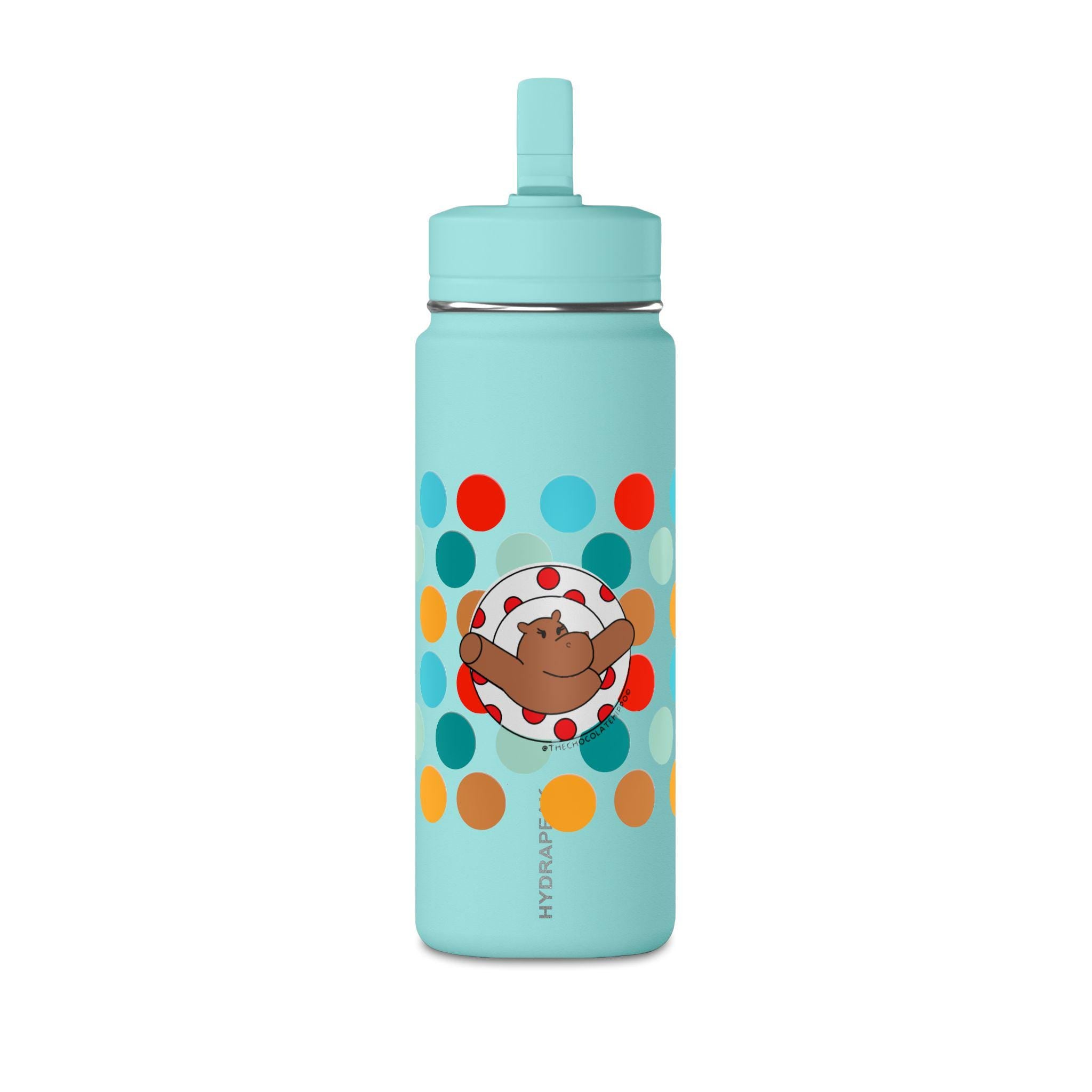 The Chocolate Hippo Mini Water Bottle, 20oz - You Can Personalize!