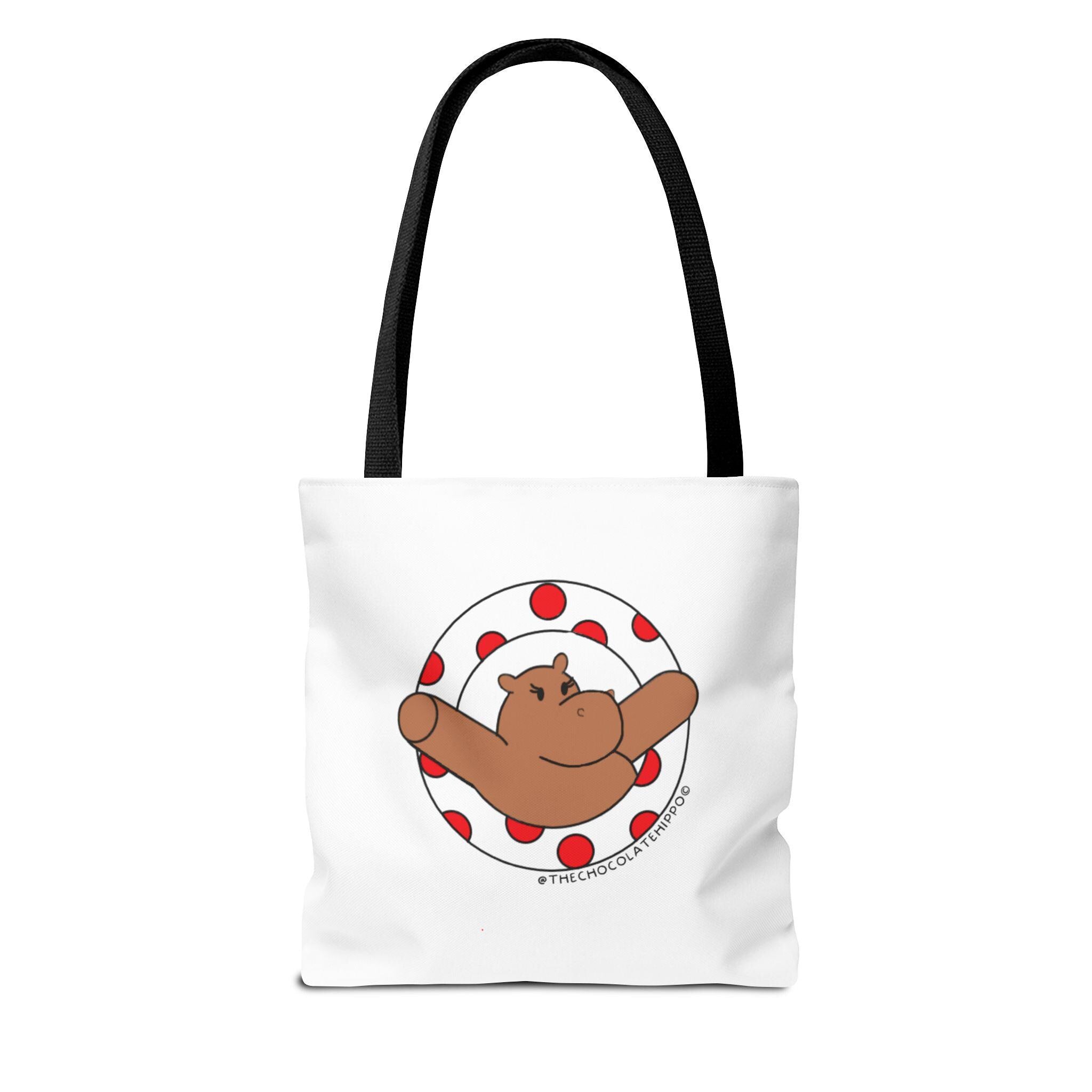The Chocolate Hippo Deluxe Tote Sweet On Sweet