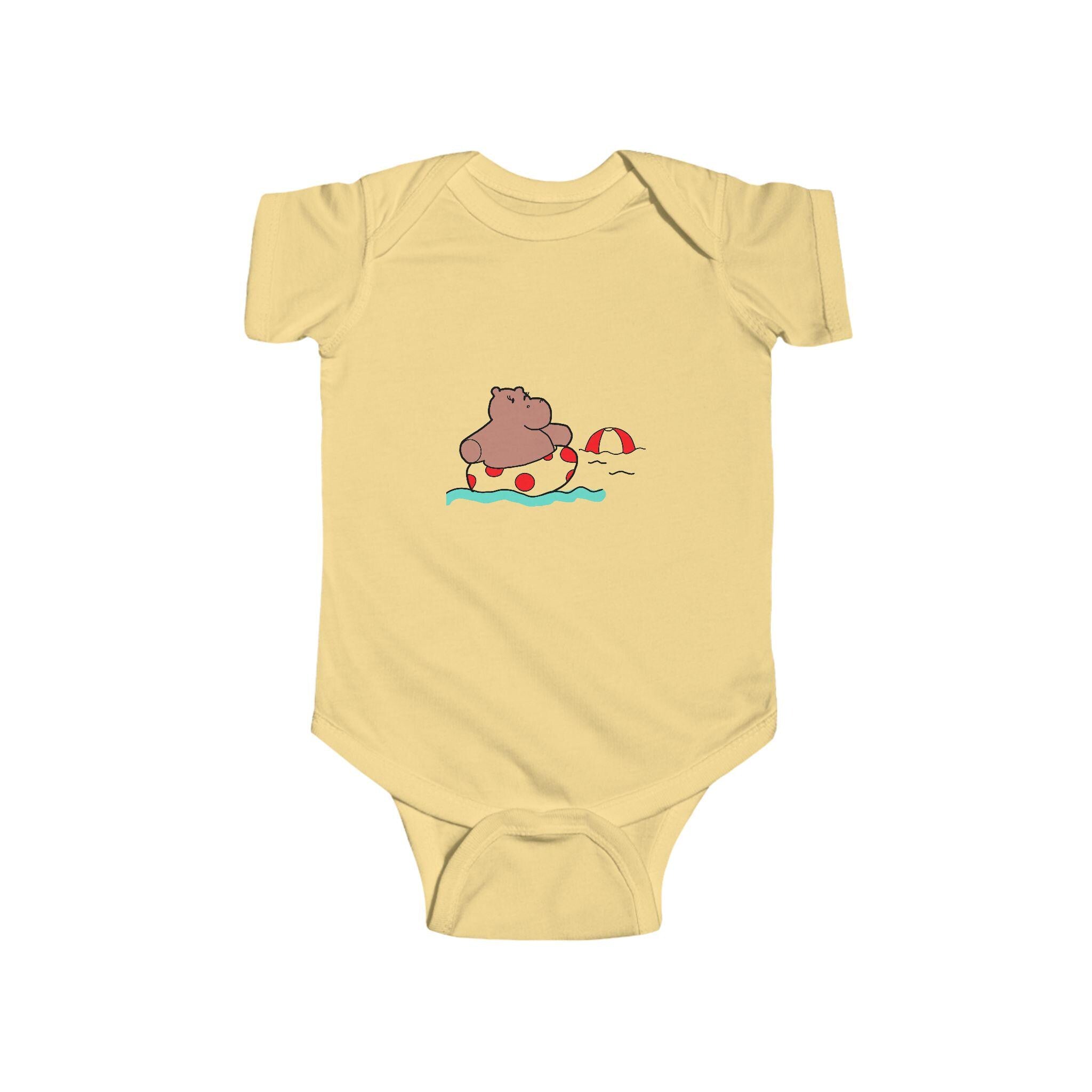 Summer Fun Infant Bodysuit Front & Back Design - Can Personalize!