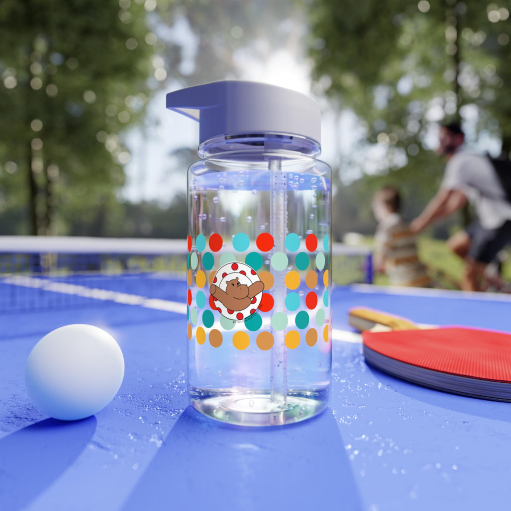 The Chocolate Hippo Sports Water Bottle