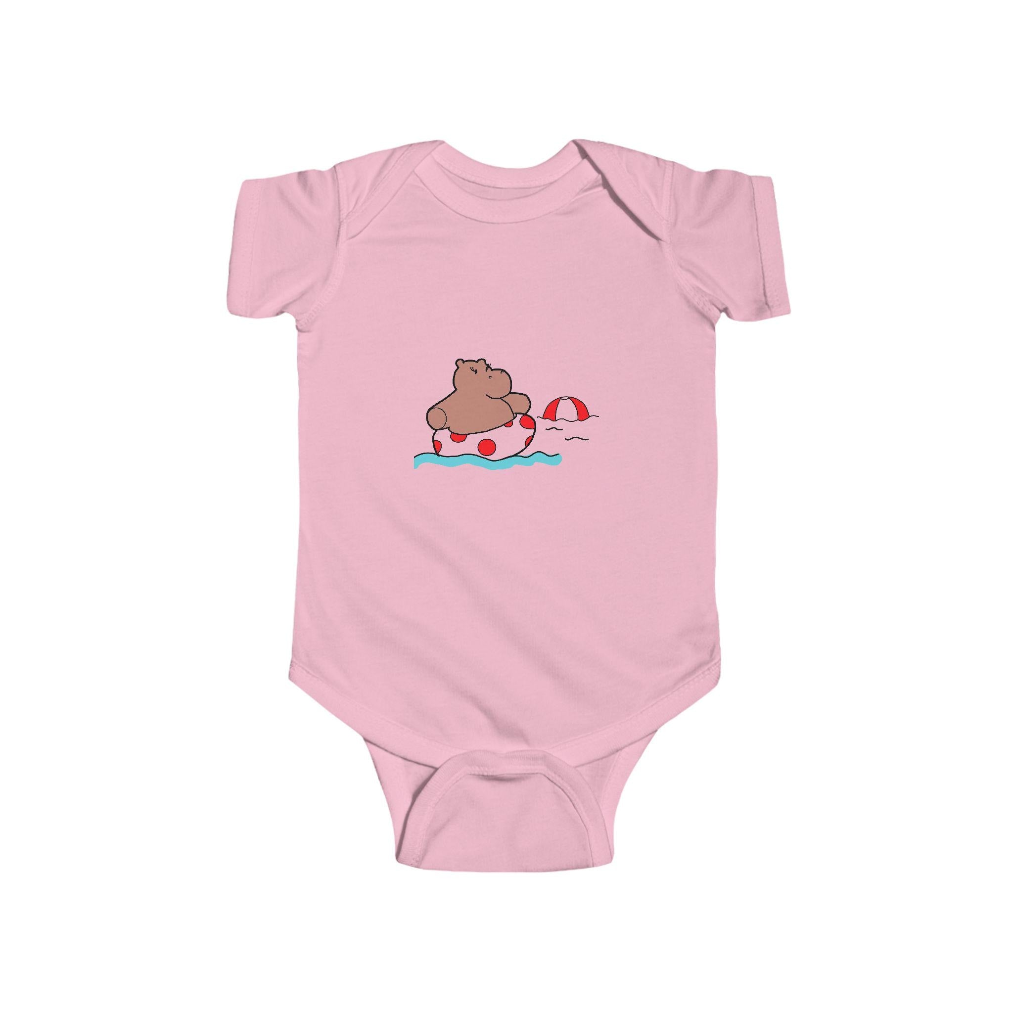 Summer Fun Infant Bodysuit Front & Back Design - Can Personalize!