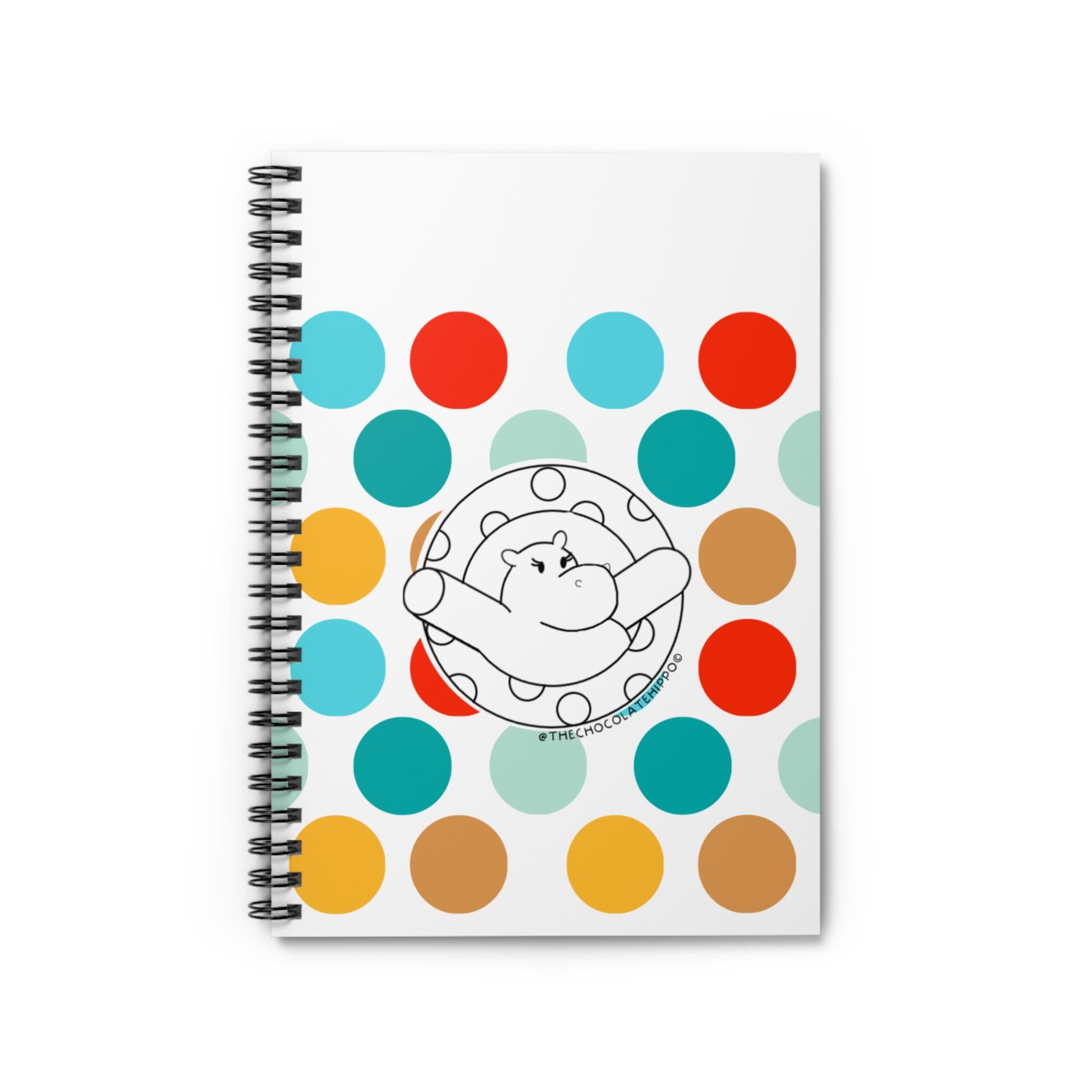 Chocolate Hippo Notebook - You Can Personalize!