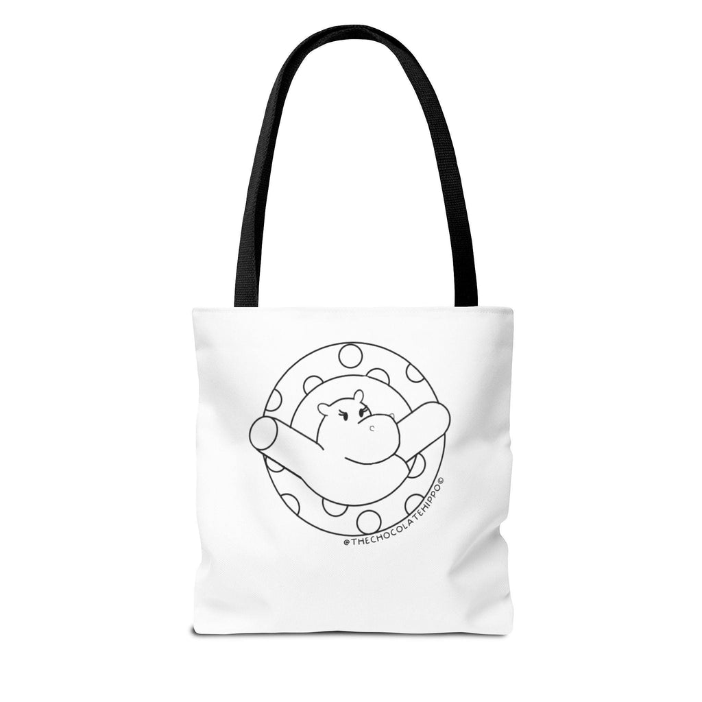 The Chocolate Hippo Tote Sweet On Sweet - Can Personalize!