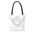 The Chocolate Hippo Tote Sweet On Sweet - Can Personalize!