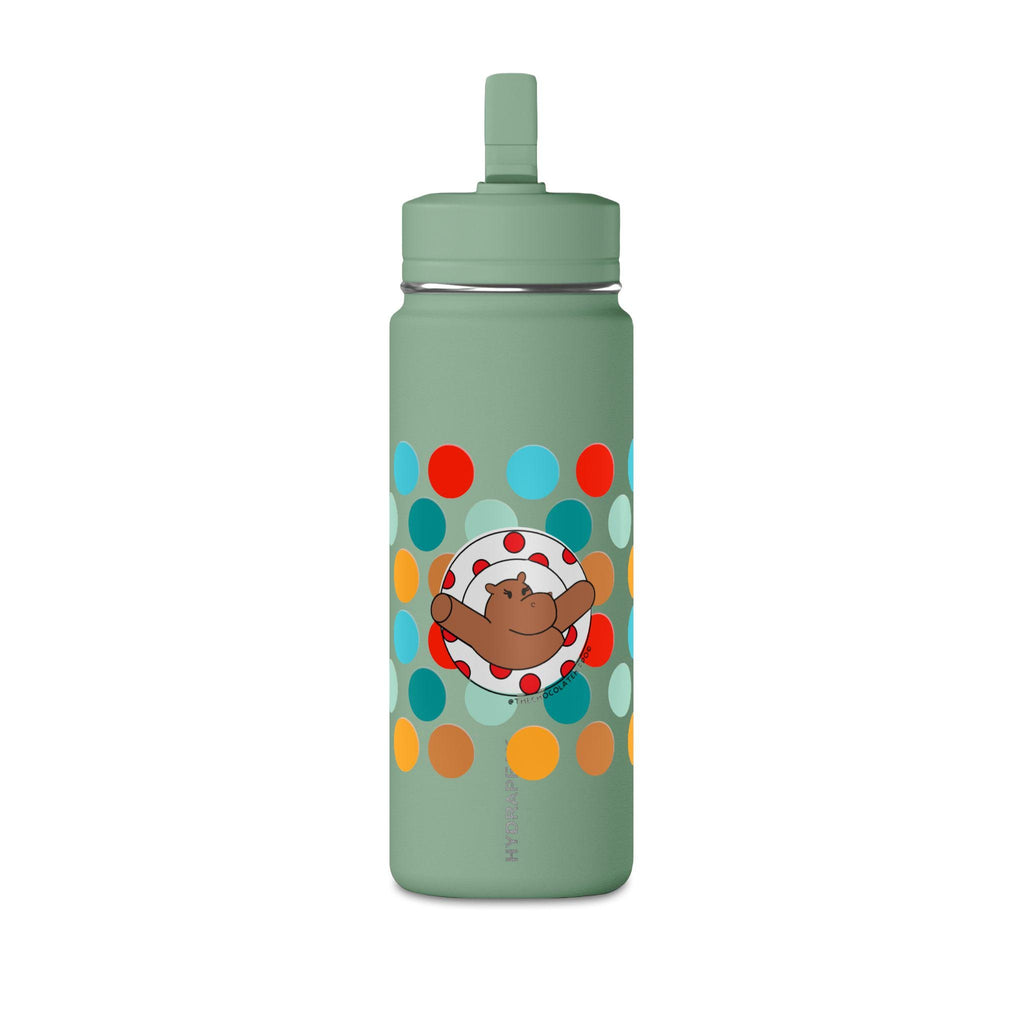 The Chocolate Hippo Mini Water Bottle, 20oz - You Can Personalize!