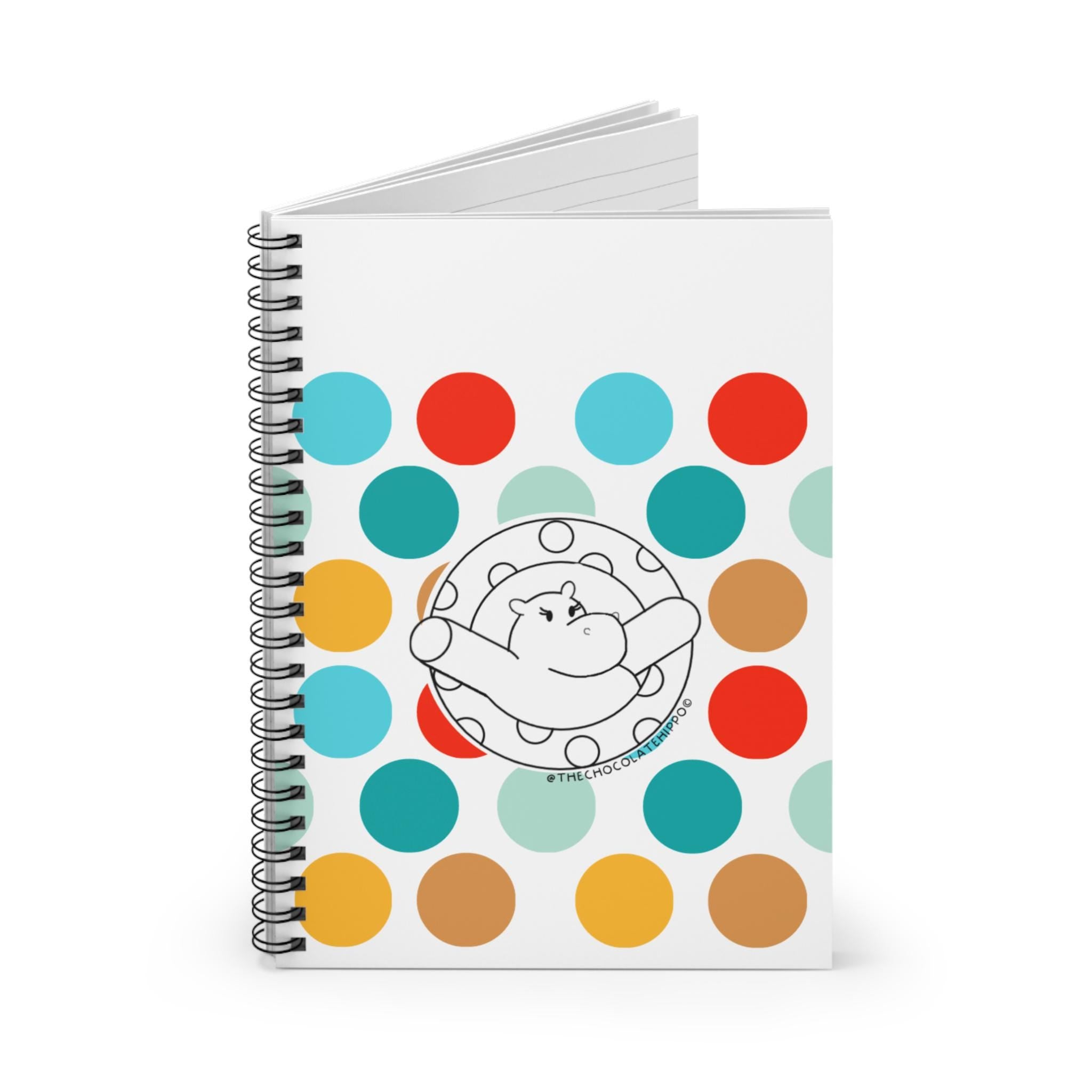 Chocolate Hippo Notebook - You Can Personalize!