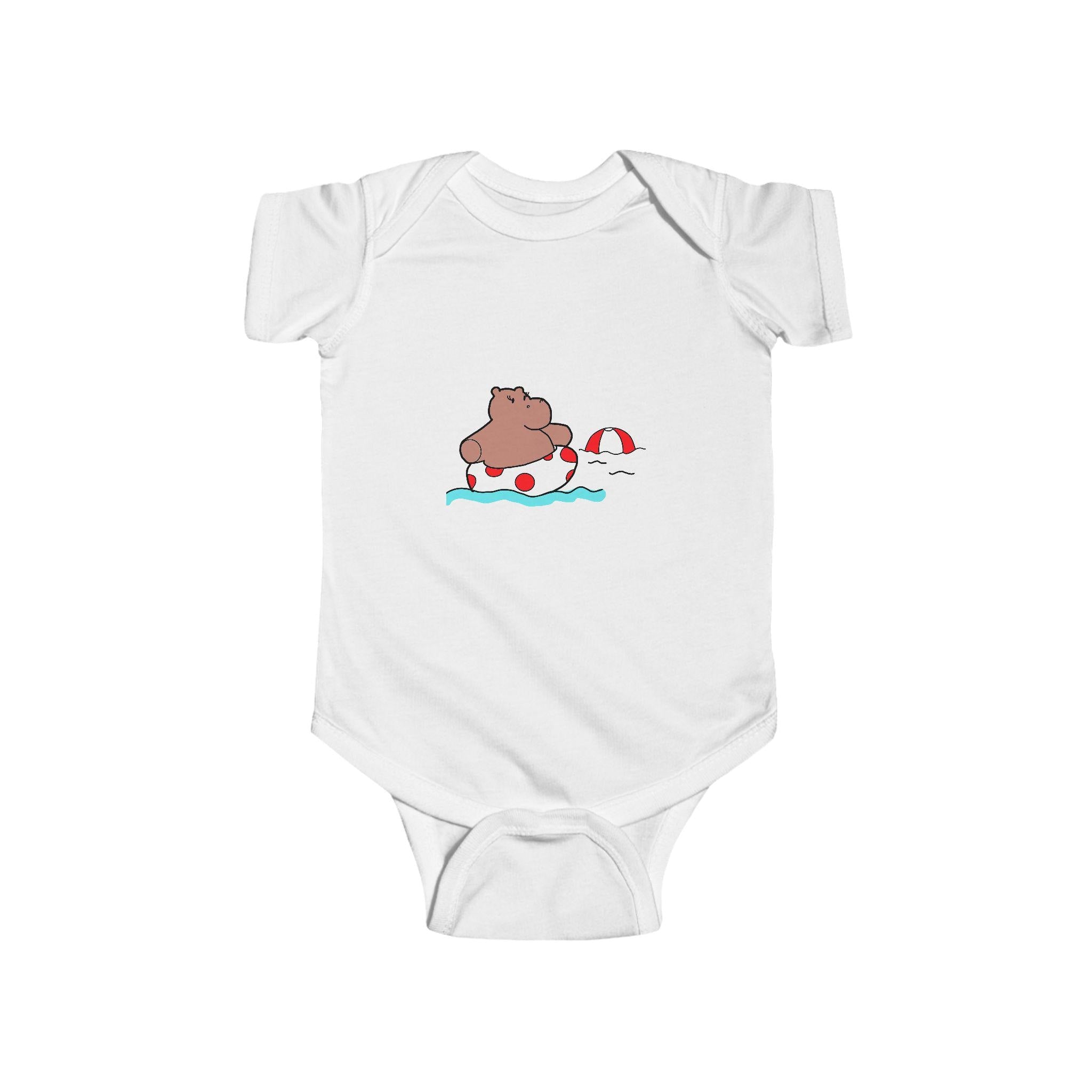 Summer Fun Infant Bodysuit Front & Back Design - Can Personalize!